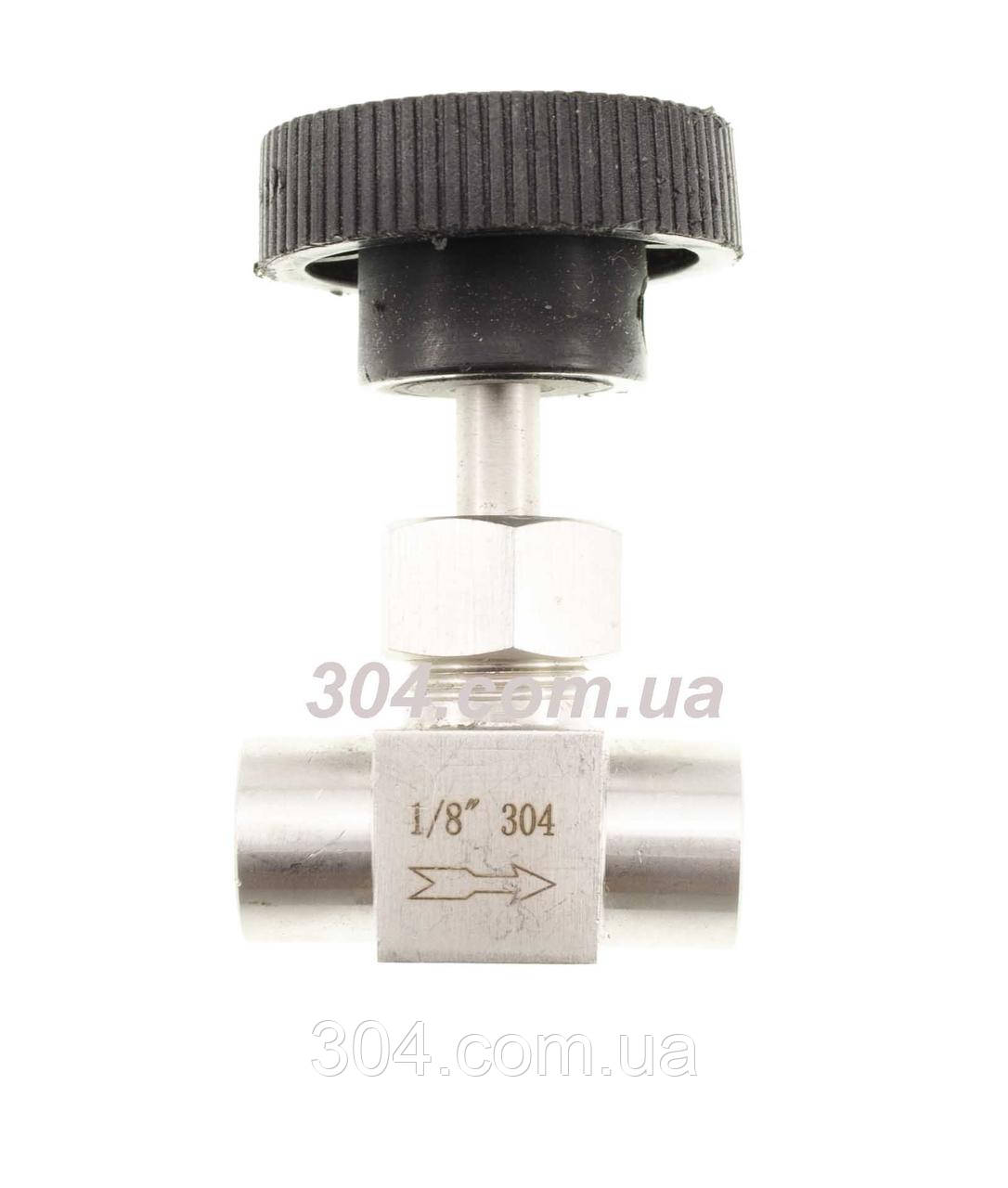 Кран нержавіючий голчастий Ду 6 (1/8 дюйма) AISI 304, фото 1