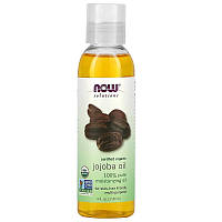 Now Foods, Масло Жожоба сертифицированное органическое, Jojoba Oil, 118 мл