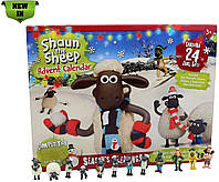 Игровой набор Shaun the Sheep  Advent Calendar Рождественский Адвент календарь (4007)