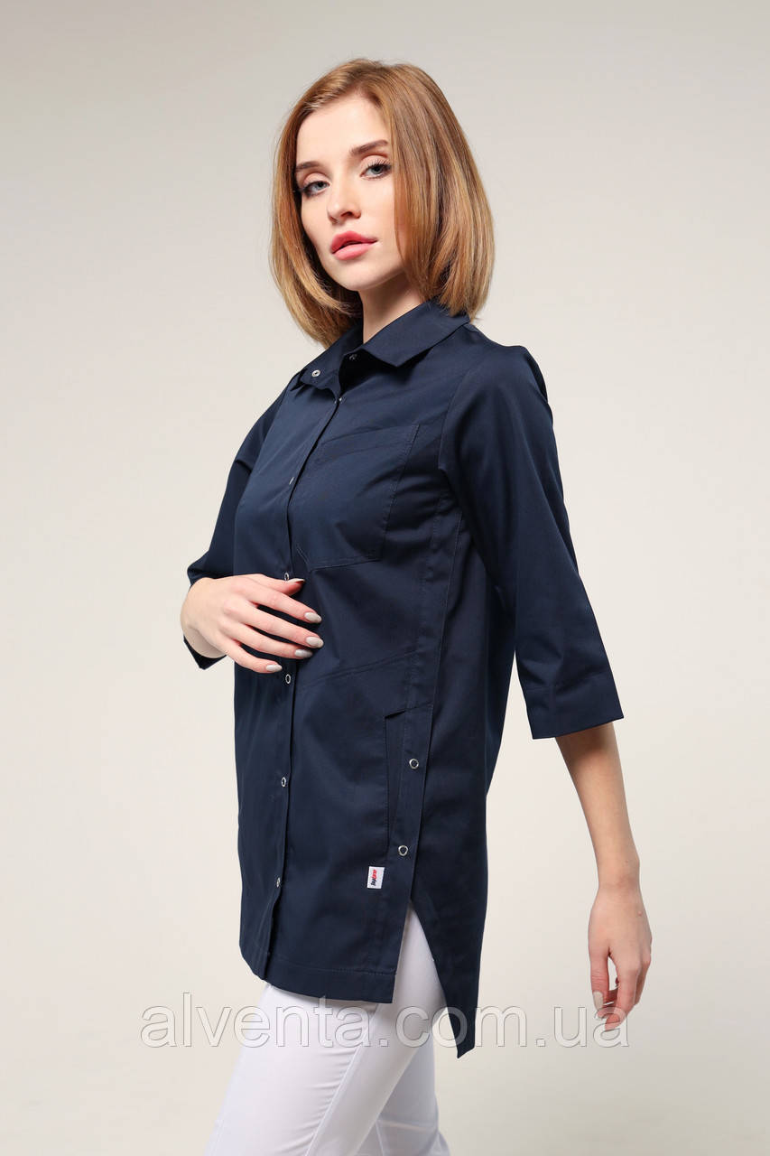 Медична куртка Навара 3/4 Темно-синій