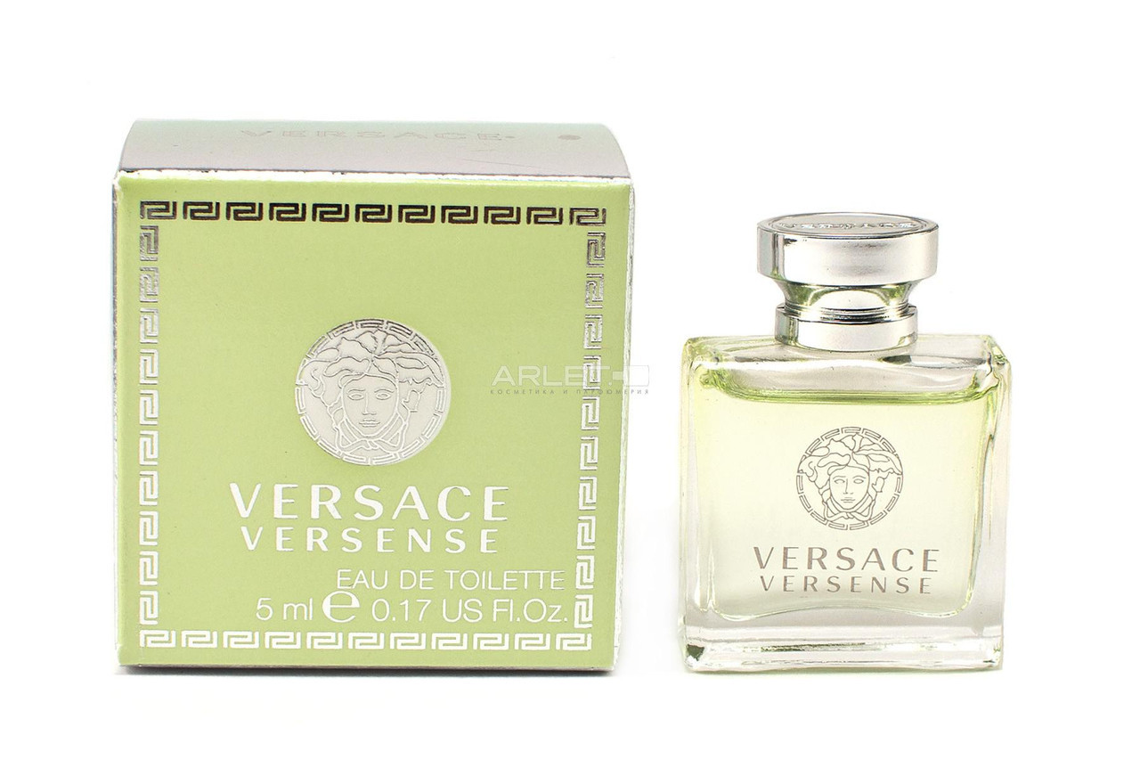 Мініатюра елітного парфуму Versace Versense edt 5ml mini оригінал, свіжий квітковий деревно-мускусний жіночий аромат