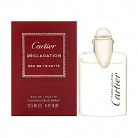 Мужская миниатюра духов Cartier Declaration edt 12,5ml mini оригинал, древесный цветочный мускусный аромат