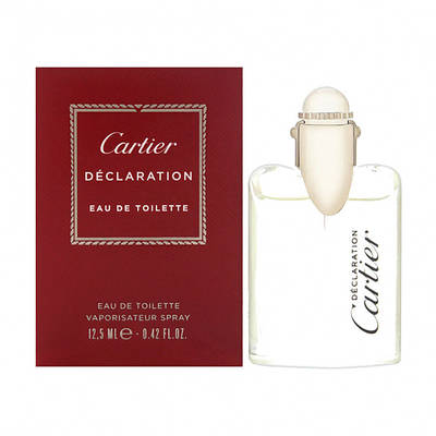 Чоловіча мініатюра парфумів Cartier Declaration edt 12,5ml mini оригінал, деревний квітковий мускусний аромат