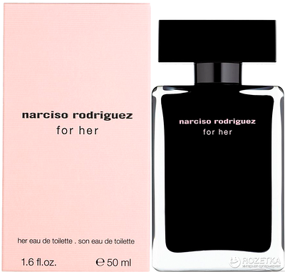 Жіноча елітна туалетна вода Narciso Rodriguez For Her 50ml оригінал, квіткові деревно-мускусні парфуми