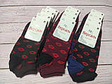 Шкарпетки жіночі короткі демісезонні бавовняні з принтом "Губки" легкі 36-39 розмір 12 штук паковання, фото 3