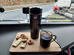 Автомобільний чайник-термос LifeWay 12/24v вольта 400мл від прикурювача у вантажівку, фуру, трек, машину для далекобійни