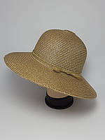 Шляпа летняя женская пляжная 56-57,Золотая рогожка.