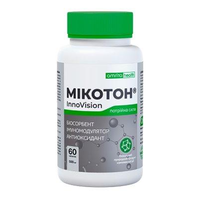 Мікотон таблетки потрійна сила сорбент імуномодулятор і антиоксидант No60 Амрита