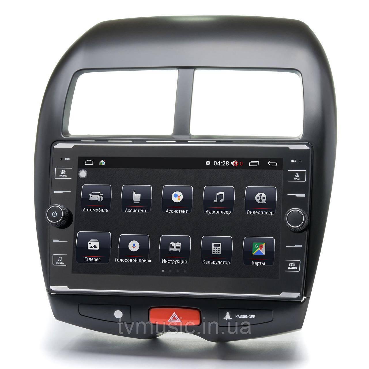 Штатна магнітола PRIME-X 22-103/9K Mitsubishi ASX / Outlander Sport XL 2010-2016