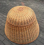 Абажур "Ресторан" No1 (колота лоза) — великий, фото 2