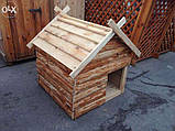 Будка для собак дерев'яна середня, фото 3