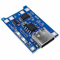 Модуль TP4056 TYPE-C контролер заряду 5V 1A з функцією захисту акумулятора