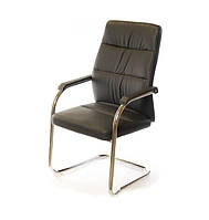 Крісло Натан Хром CF єкошкіра чорна (АКЛАС-ТМ)