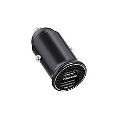 Автомобільний зарядний пристрій Promate Bullet-PD60 Вт USB-C + 18 Вт QC 3.0 USB-A Black
