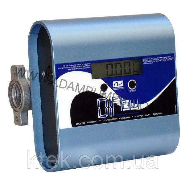 DI-FLOW 10-150 л/хв, +/-1% Електронний лічильник для дизельного палива, масла
