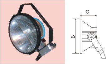 Прожектор Round ГО 2000W під лампу МГЛ 2000 Вт SPEC (54)