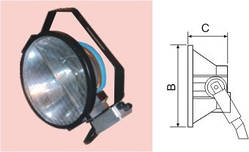 Прожектор Round ГО 2000W під лампу МГЛ 2000 Вт SPEC (54)