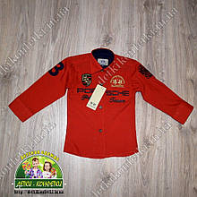 Червона сорочка для хлопчика 1-2 роки бренд Porsche