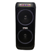 Портативна Bluetooth колонка KIMISO QS 82 7965 з мікрофоном, підсвіткою, чорна, фото 3