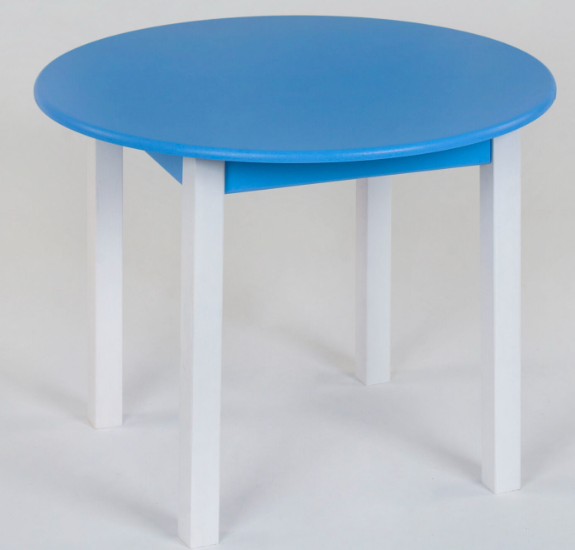 Детский деревянный столик голубой 83320 (ID#1540652614), цена: 790 ...