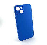 Чехол на iPhone 13 накладка бампер Silicone Case Full силиконовый original голубой