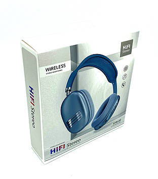 Навушники Bluetooth STN-02 з підтримкою TF-карти Сині