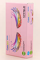 Care365 Перчатки нитриловые розовые, 100 шт, размер XS