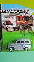 Іграшка УАЗ 469 спецавто Автопром Мікро Сріблястий поліцейський