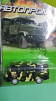 Іграшка УАЗ-452 Буханка спецавто Автопром Мікро зелена військова