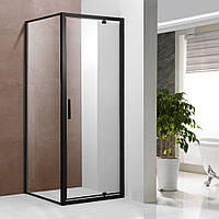 Скляна душова кабіна AVKO Glass 14241 Black 190х90х90 Clear