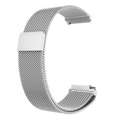 Міланська петля ремінець для Samsung galaxy watch 46mm / Watch 3 45mm / Samsung Gear S3 срібний