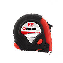 Рулетка з металевим полотном 3м*16мм INTERTOOL МТ-0103, фото 2