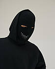 Чоловіча балаклава чорна унісекс Веном тридікова тепла, фото 3