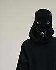 Чоловіча балаклава чорна унісекс Веном тридікова тепла, фото 5