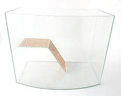 Овальний акваріум для черепах 400х250х250 мм, 25 л