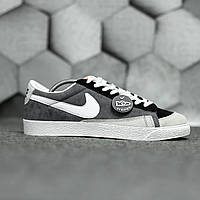 Мужские кроссовки Nike Blazer Low 77 Vintage Grey Black White