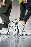 Дитячі кросівки Nike M2K Tekno White Black Blue K0001, фото 8