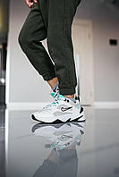 Детские кроссовки Nike M2K Tekno White Black Blue K0001 30
