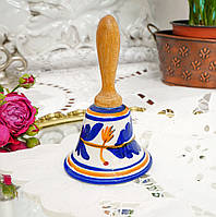 Коллекционный колокольчик, керамика, Англия, ручная роспись