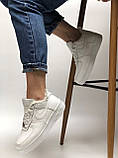 Жіночі кросівки Nike Air Force 1 Low White 07 (с мехом) CW2288-111, фото 6