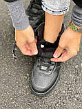 Жіночі кросівки Nike Air Force Shadow Black Winter (c мехом) ALL05170, фото 9