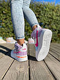 Жіночі кросівки Nike Air Force Shadow High Violet Pink (з хутром) ALL07199, фото 7