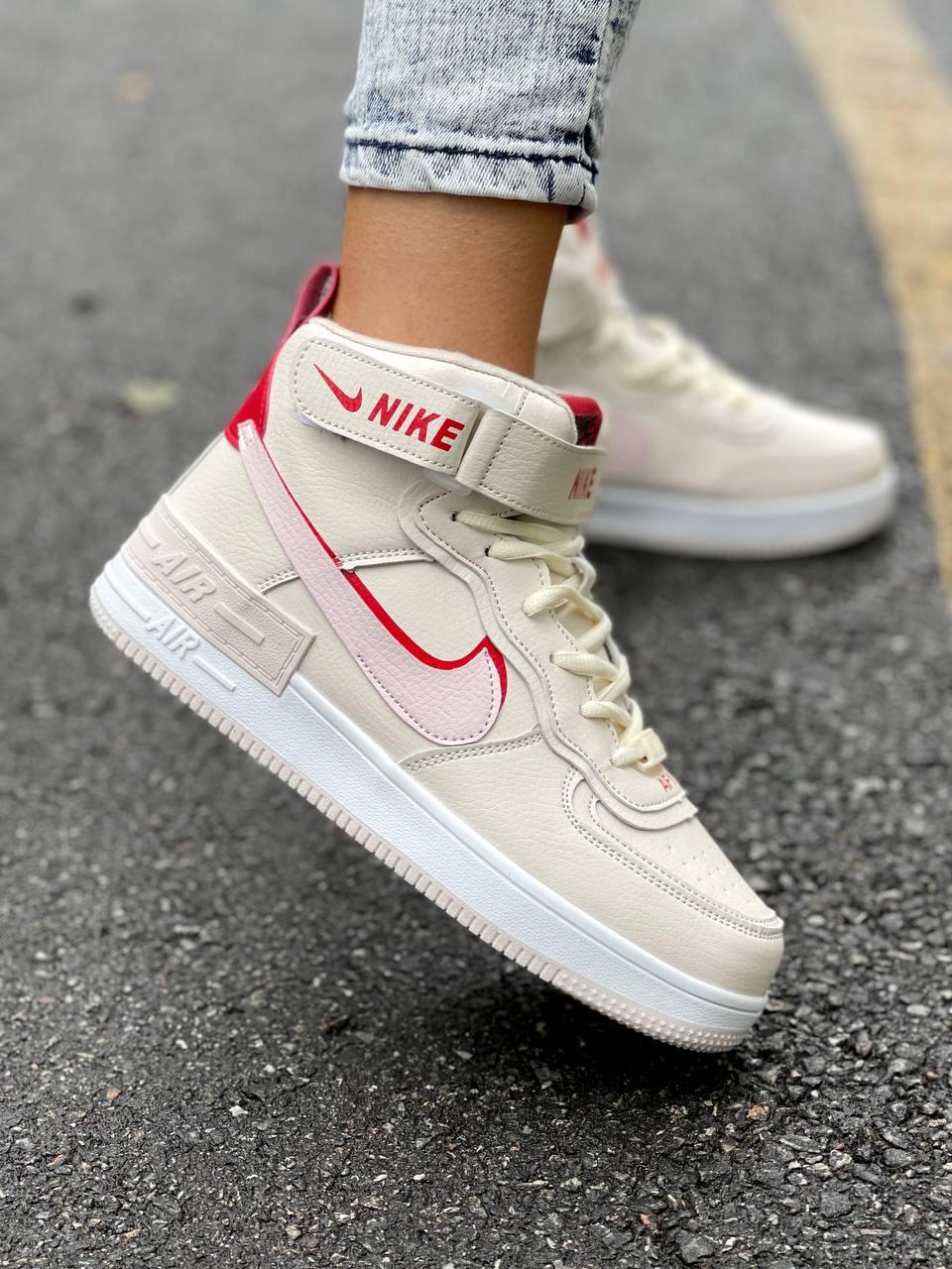 Жіночі кросівки Nike Air Force Shadow Phantom Winter (с мехом) ALL05027