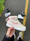 Жіночі кросівки Nike Air Force Shadow Phantom Winter (с мехом) ALL05027, фото 3