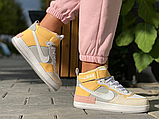 Жіночі кросівки Nike Air Force Shadow Spruse Aura Winter (с мехом) ALL05026, фото 3