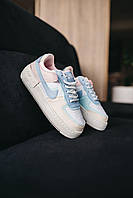 Детские кроссовки Nike Air Force 1 Low Shadow White Glacier Blue Ghost K0015