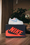 Дитячі кросівки Nike Air Force 1 Low Shadow White Glacier Blue Ghost K0015, фото 4