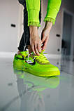 Дитячі кросівки Nike Air Force 1 Low Off-White Volt K0016, фото 5