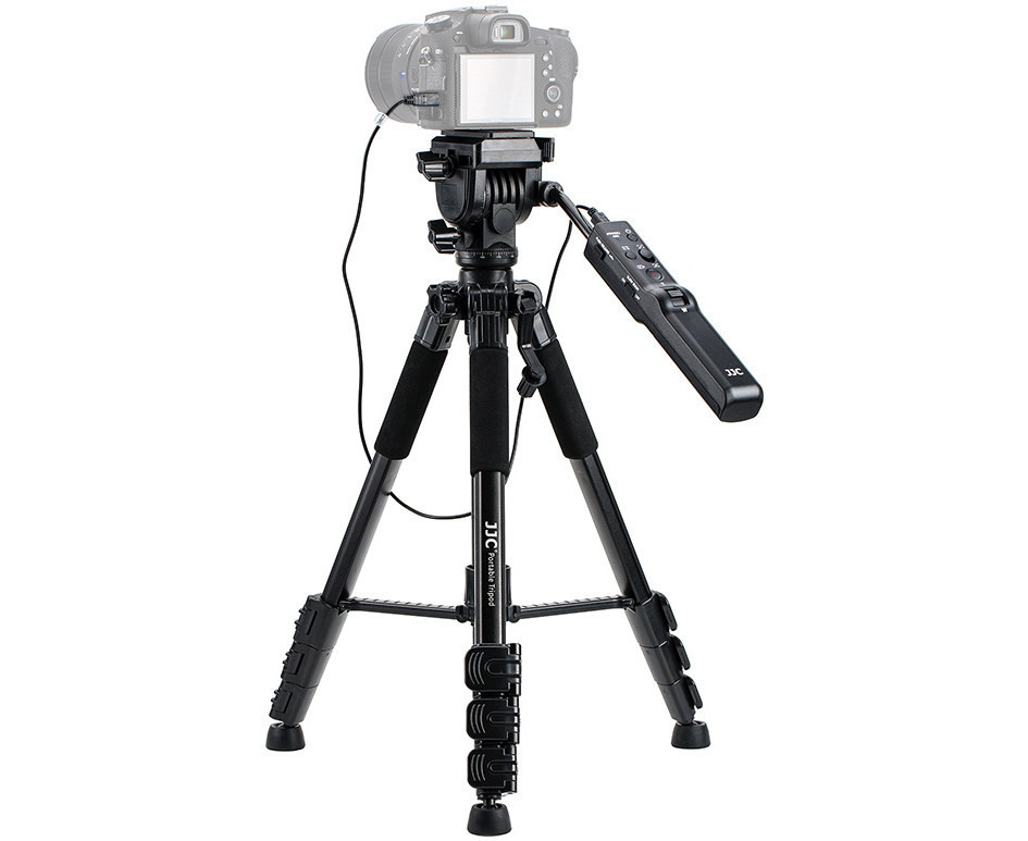 Штатив із відеоголовкою та дистанційним керуванням JJC TP-F2 — аналог Sony VCT-VPR1 (RM-VPR1) для Sony