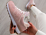 Жіночі кросівки New Balance 574 Pink (с мехом) ALL05032, фото 3